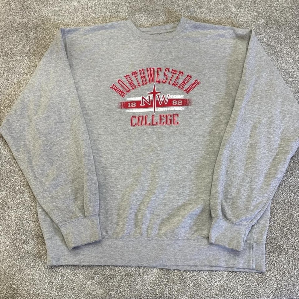 Vintage Gear For Sports Northwestern 1882 College Crewneck Sweatshirt